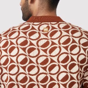 WOODBURN JACQUARD KNIT POLO