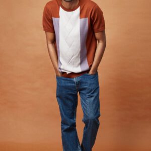 THREE BLOCK COLOR TEE